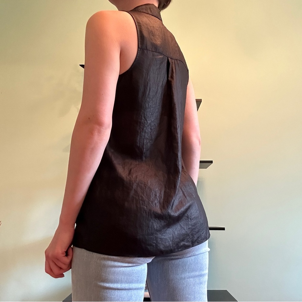 Guess Soft Leather-Look Top - Picture 4 of 11
